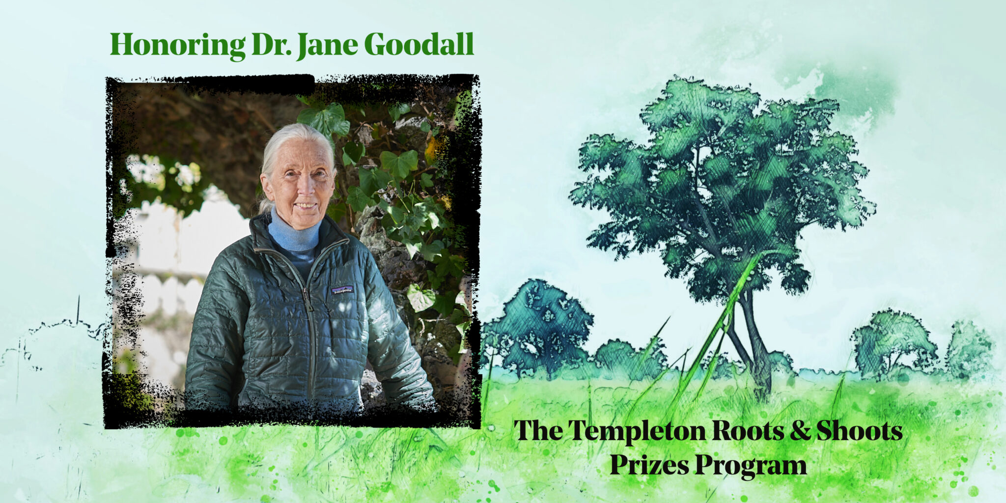 The Templeton Philanthropies Announce New Roots & Shoots Program Honoring 2021 Templeton Prize Laureate Jane Goodall