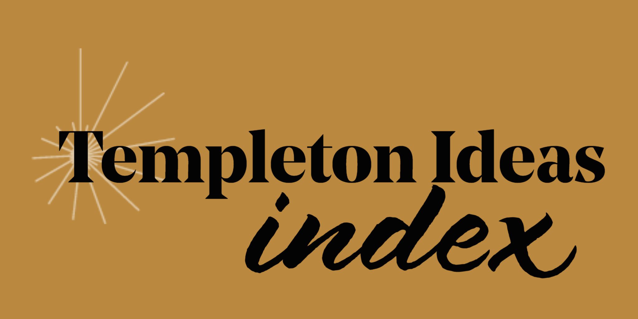 Introducing the Templeton Ideas Index