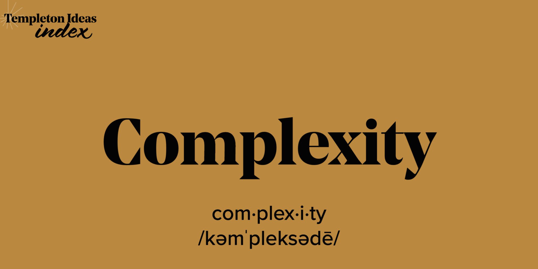 What Is Complexity?