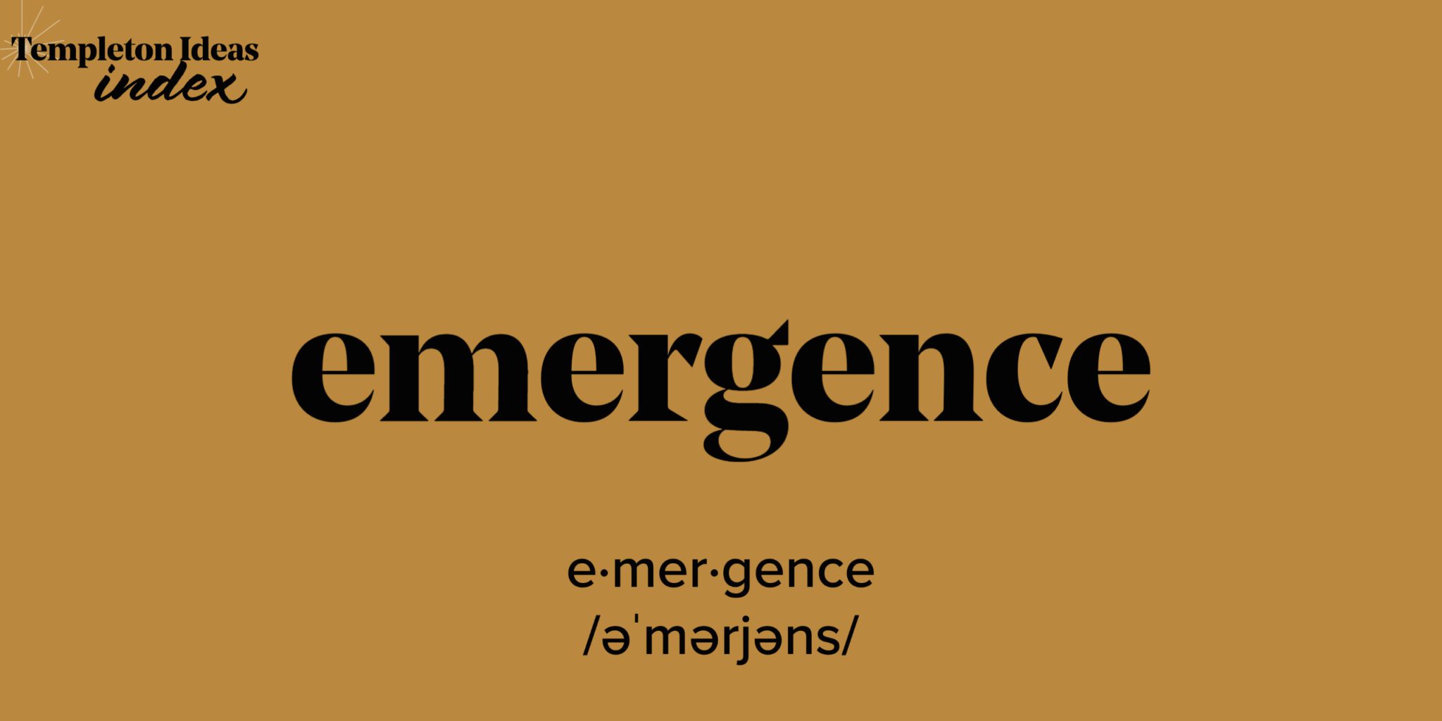 What Is Emergence?