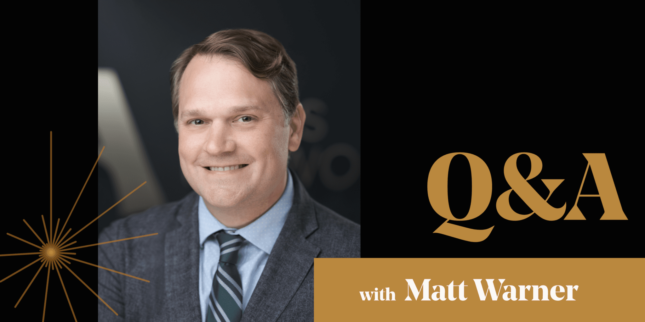 Q&A: Five Questions with Matt Warner