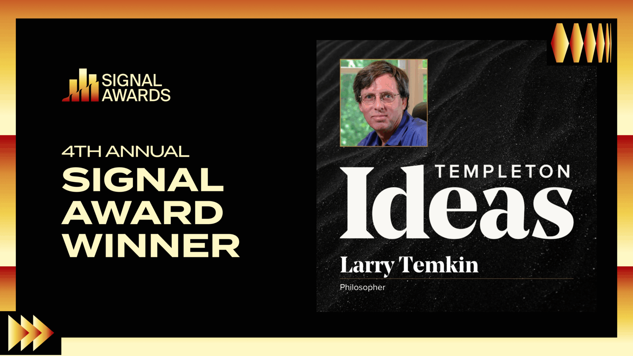 Templeton Ideas Receives Gold in Signal Awards